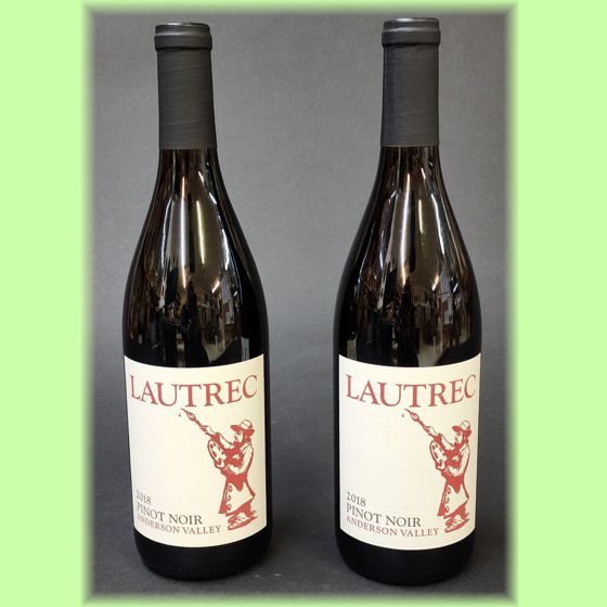 Toulouse 2018 Pinot Noir, 2 bottles