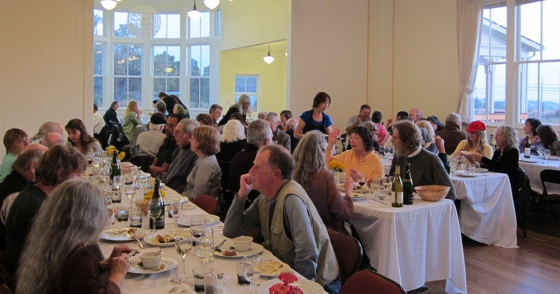 first dinner with the new kitchen, 2011