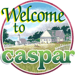 Welcome to Caspar -- Caspar logo by John Chamberlin