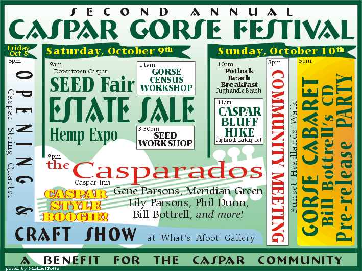 Caspar Gorse Festival 1999
