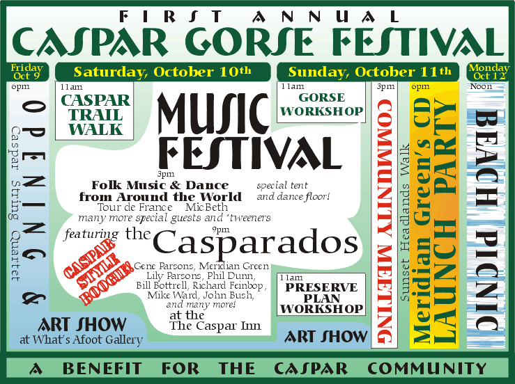 Caspar Gorse Festival 1998