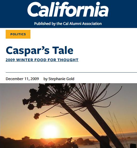 masthead: Cal Alumni Magazine
