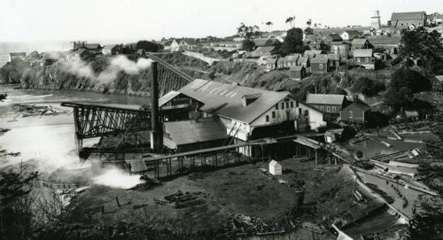Caspar Mill in its heyday, 1910